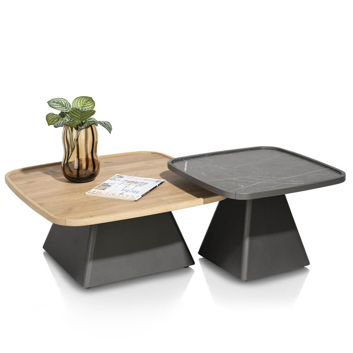 Table basse 80x80x35cm OSKAR Henders & Hazel Naturel
