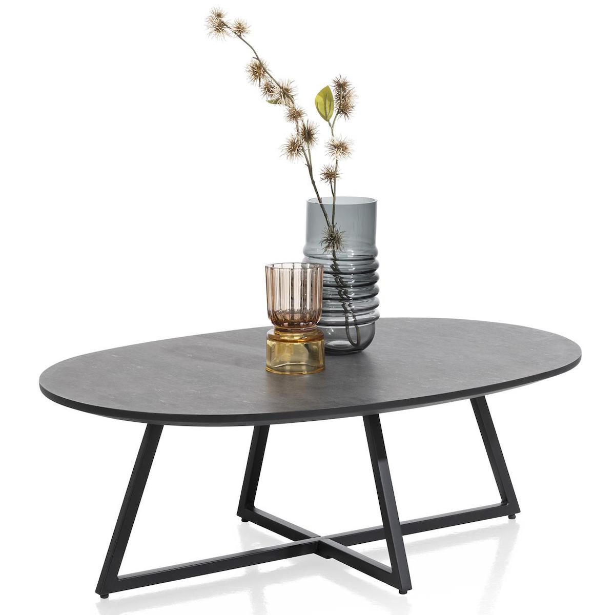 Table basse 90x60cm AVALON Anthracite Henders & Hazel 