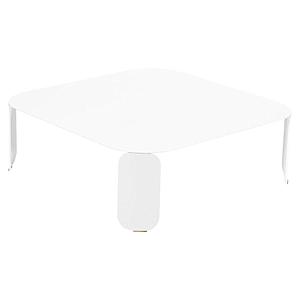 Table basse 90x90cm 29H BEBOP Fermob blanc coton