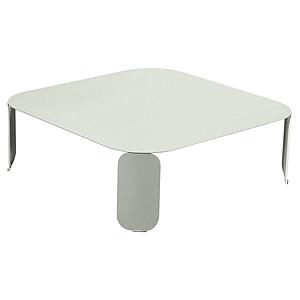 Table basse 90x90cm 29H BEBOP Fermob gris argile