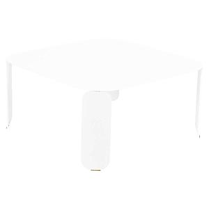 Table basse 90x90cm 42H BEBOP Fermob blanc coton