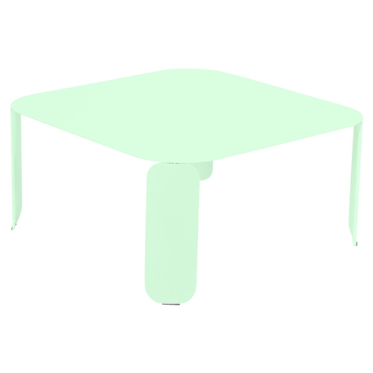 Table basse 90x90cm 42H BEBOP Fermob vert opaline