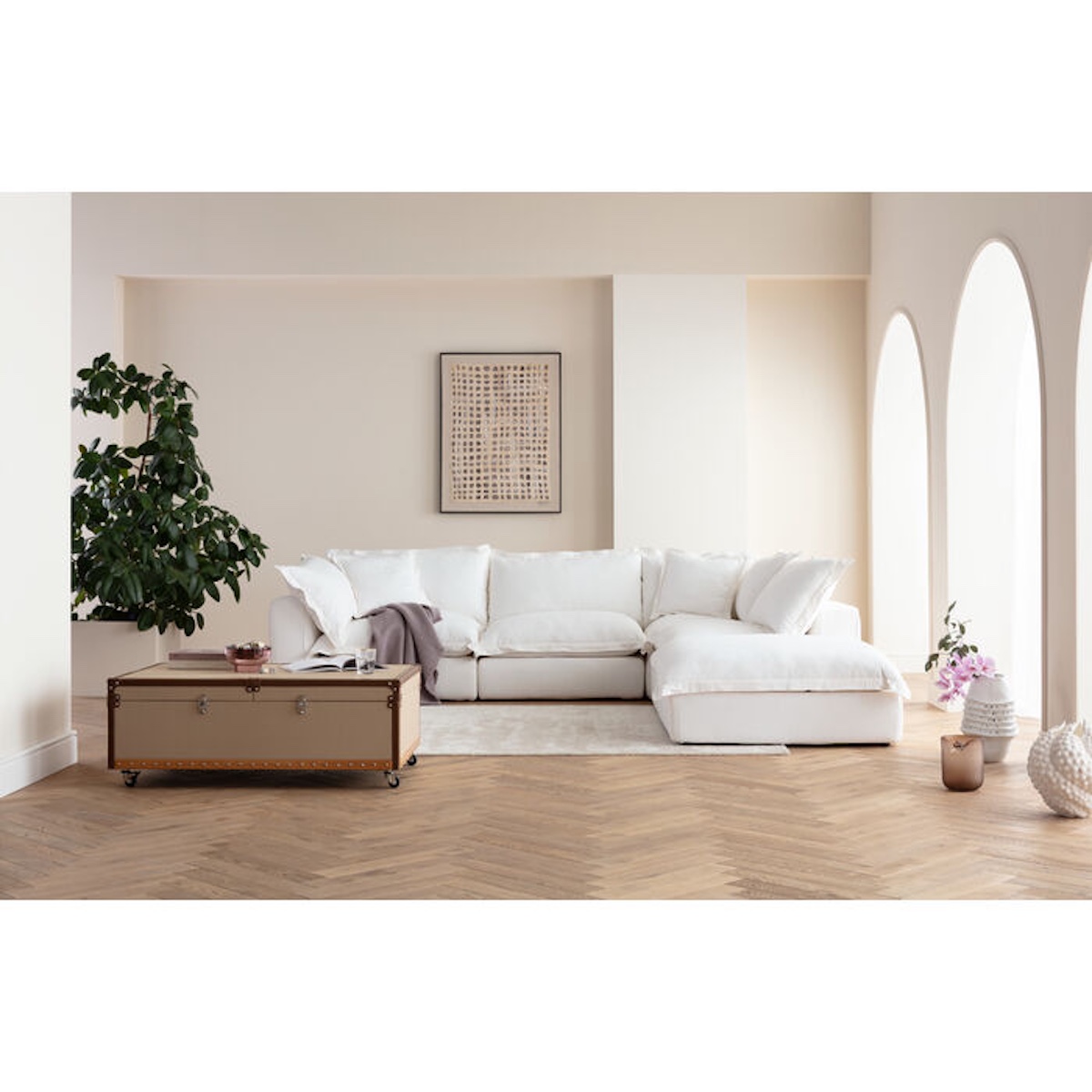 Table basse bar 120x75cm VENEZIA Kare Design Creme