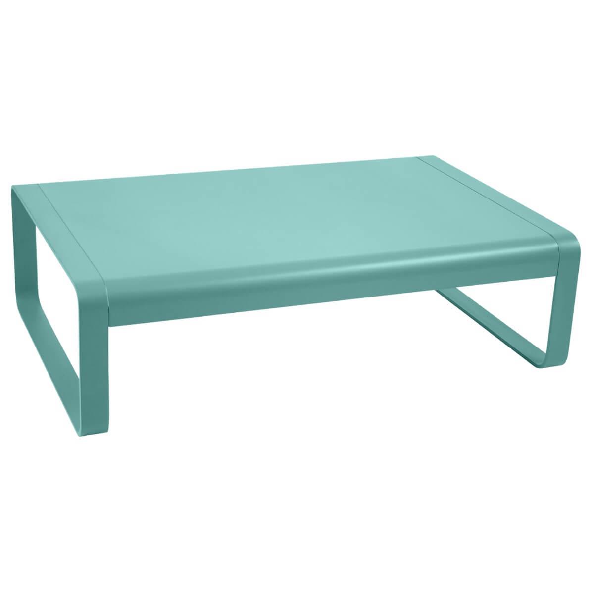 Table basse BELLEVIE Fermob bleu lagune