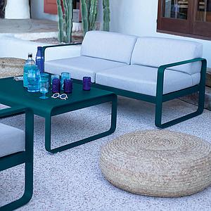 Table basse BELLEVIE Fermob bleu lagune