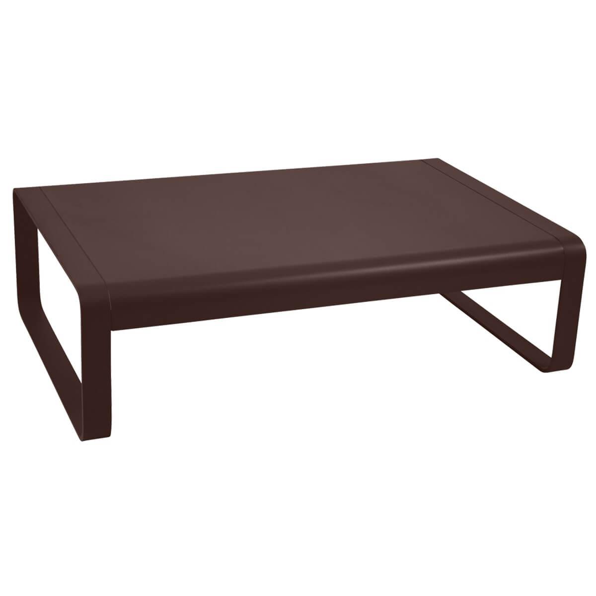 Table basse BELLEVIE Fermob brun rouille