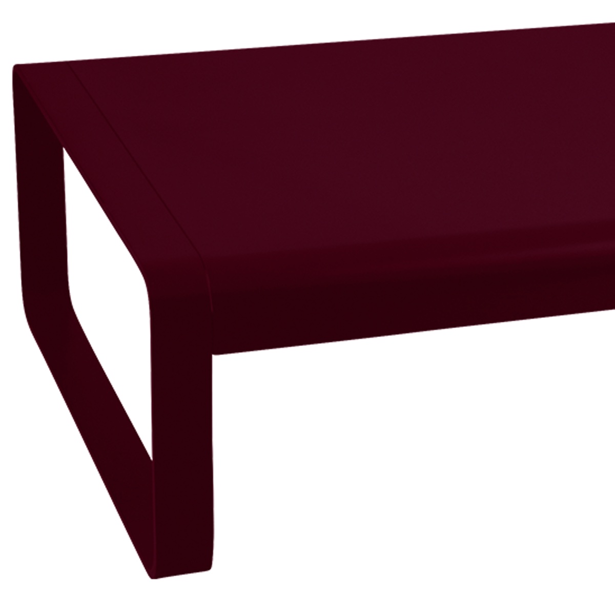 Table basse BELLEVIE Fermob cerise noire