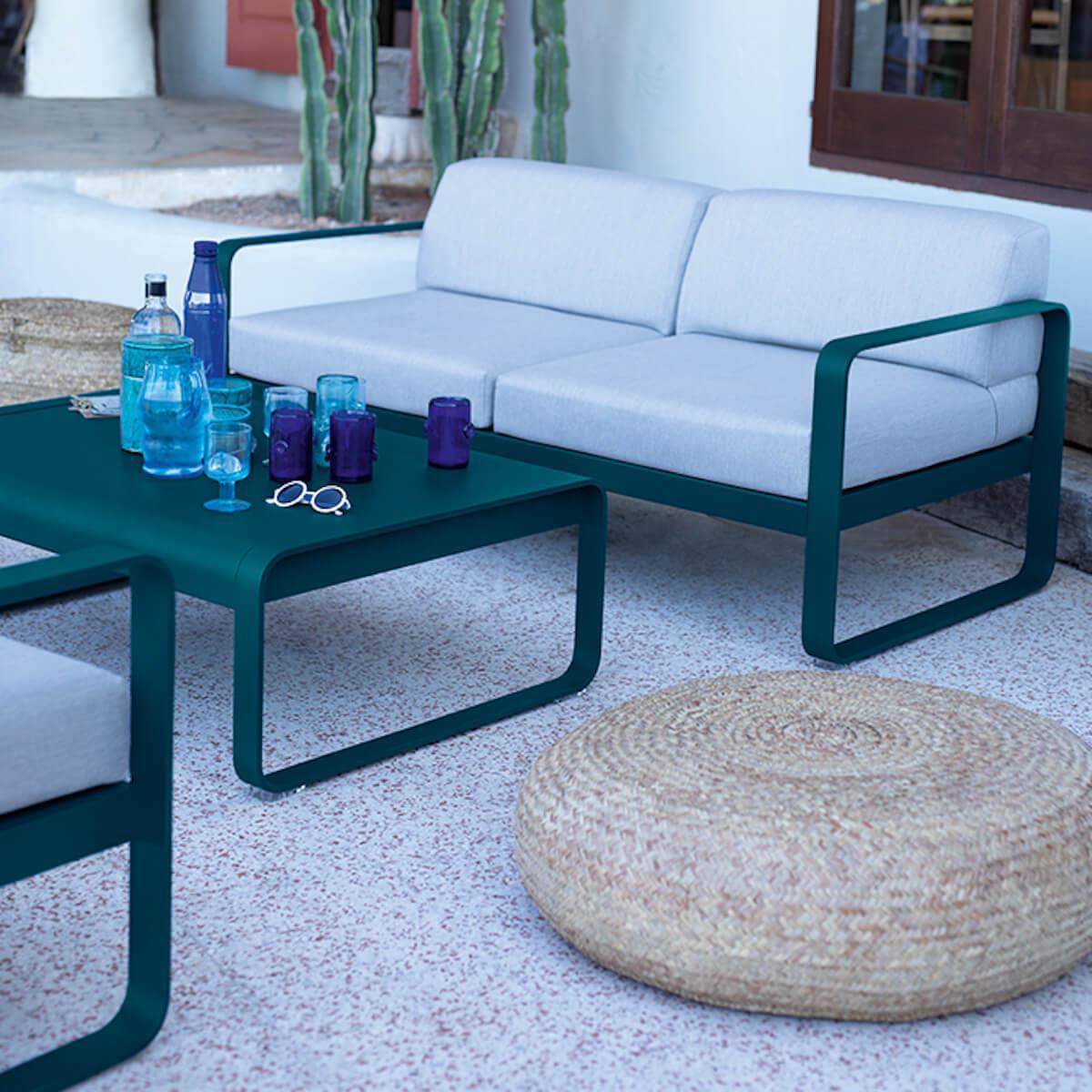 Table basse BELLEVIE Fermob vert opaline