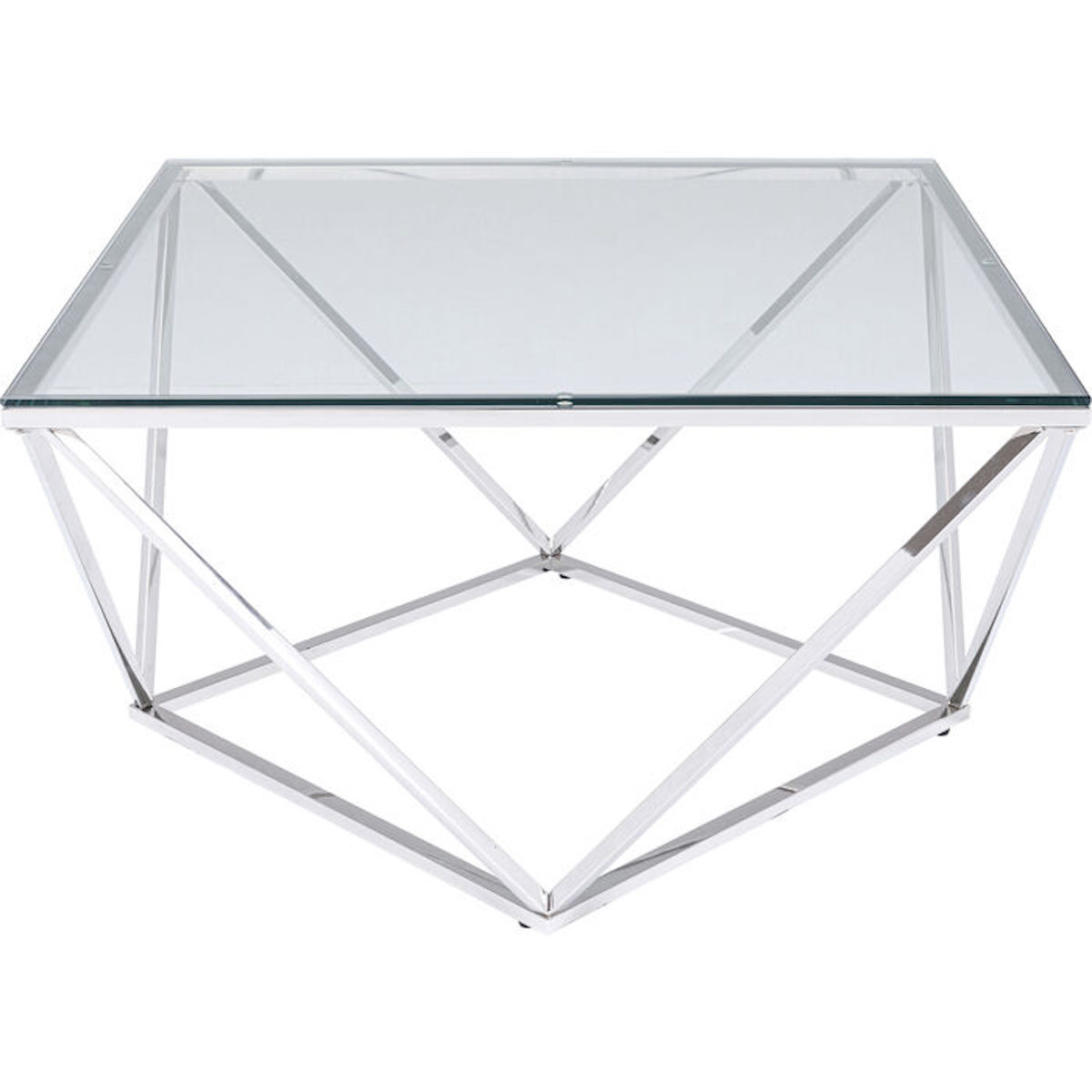 Table basse Cristallo 80x80cm Kare Design