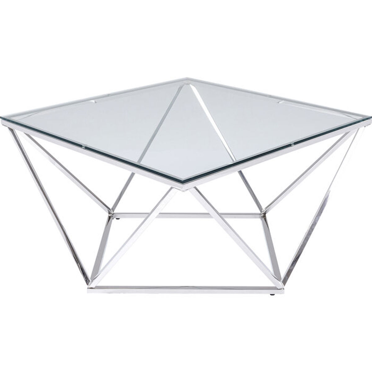 Table basse Cristallo 80x80cm Kare Design