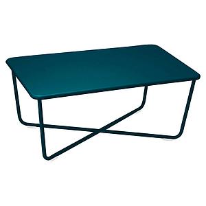 Table basse CROISETTE Fermob bleu acapulco