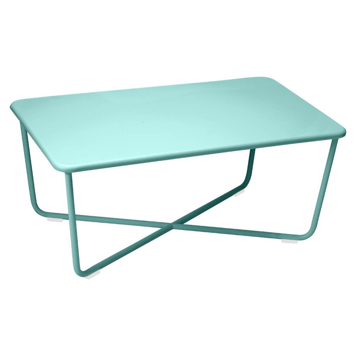 Table basse CROISETTE Fermob bleu lagune