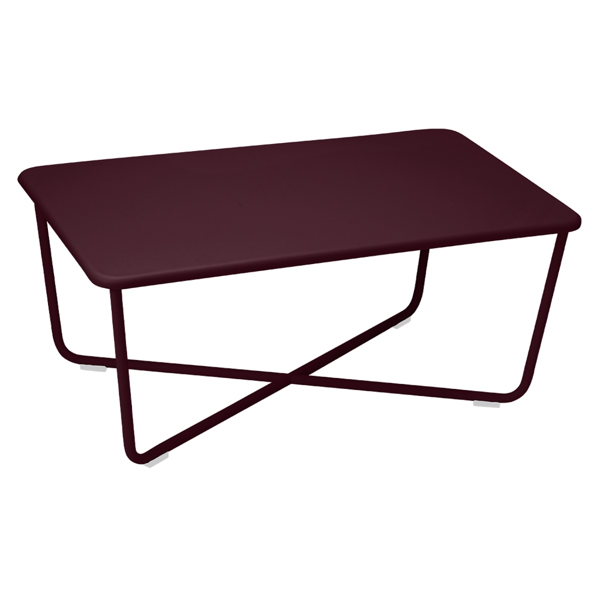 Table basse CROISETTE Fermob cerise noir