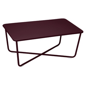Table basse CROISETTE Fermob cerise noir