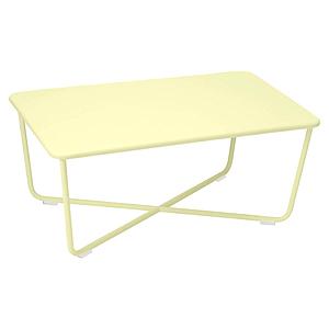 Table basse CROISETTE Fermob citron givré