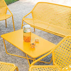 Table basse CROISETTE Fermob coquelicot