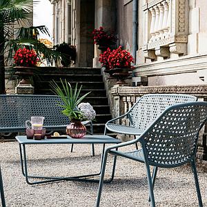 Table basse CROISETTE Fermob vert opaline