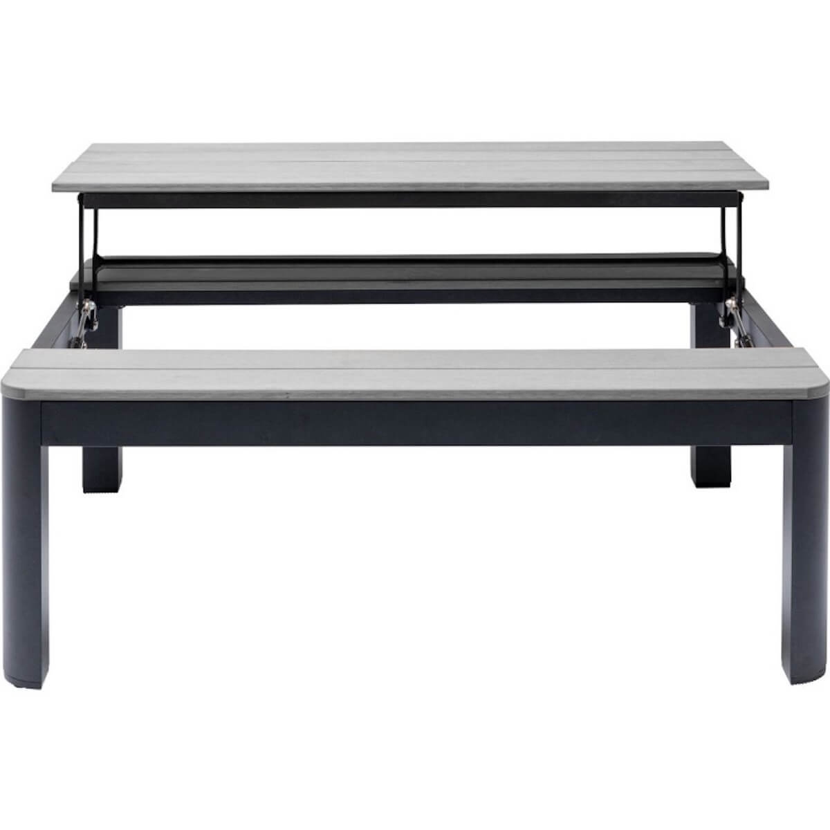 Table basse de jardin multifonctions Holiday noir Kare Design