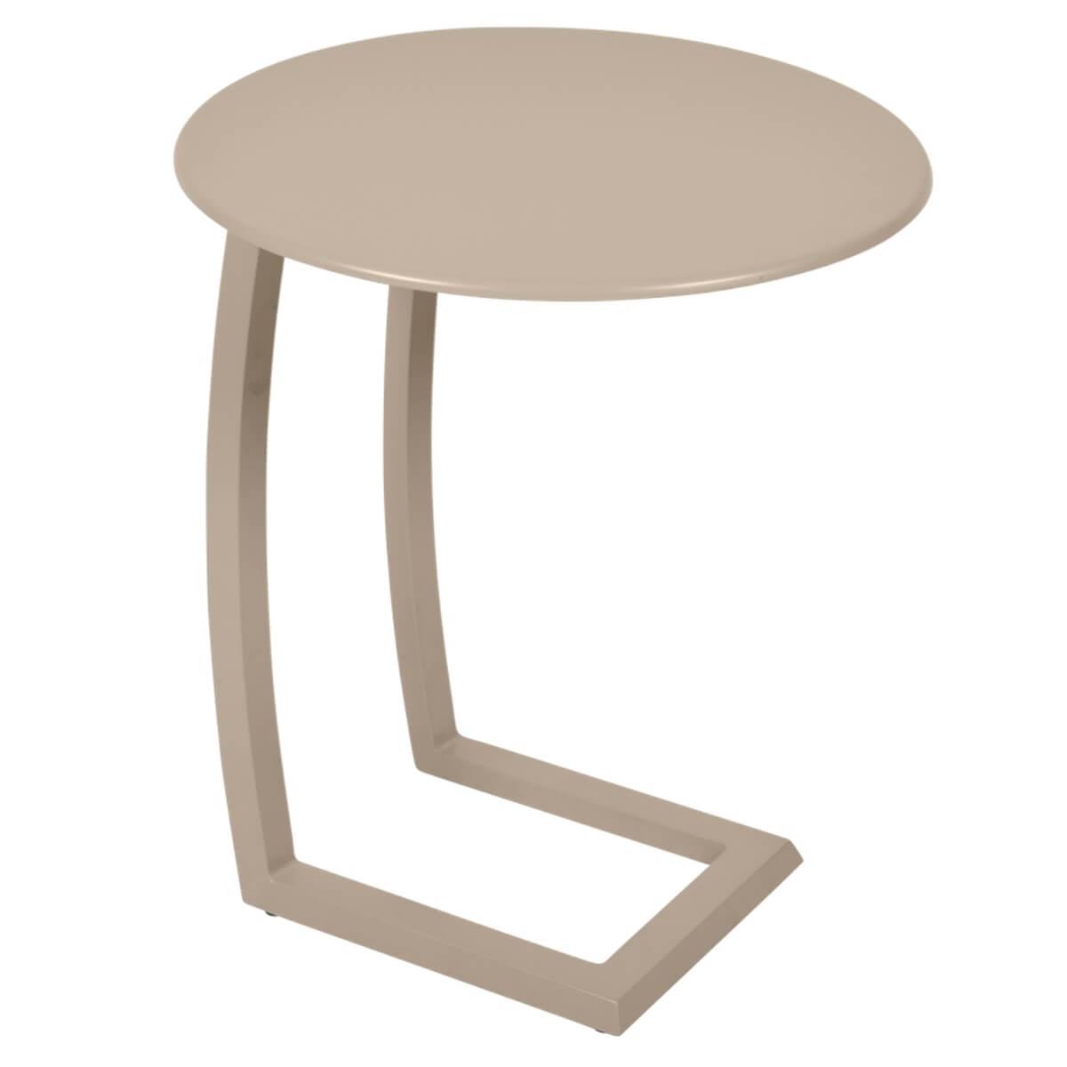 Table basse déportée ALIZE Fermob brun muscade