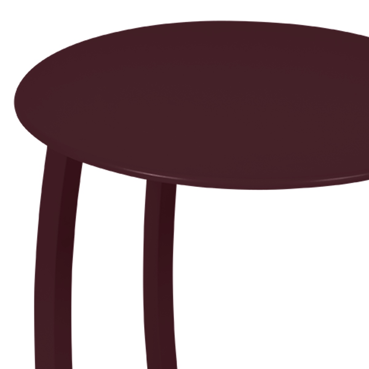 Table basse déportée ALIZE Fermob cerise noire