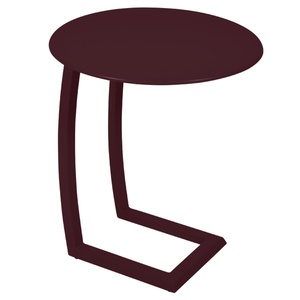 Table basse déportée ALIZE Fermob cerise noire