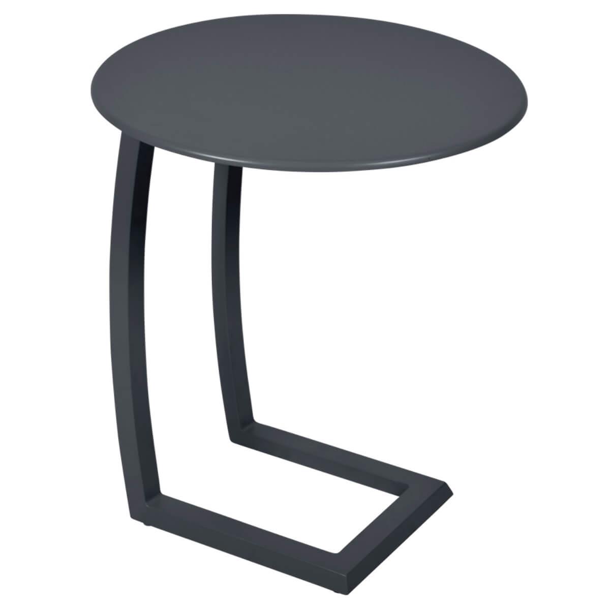 Table basse déportée ALIZE Fermob gris carbone