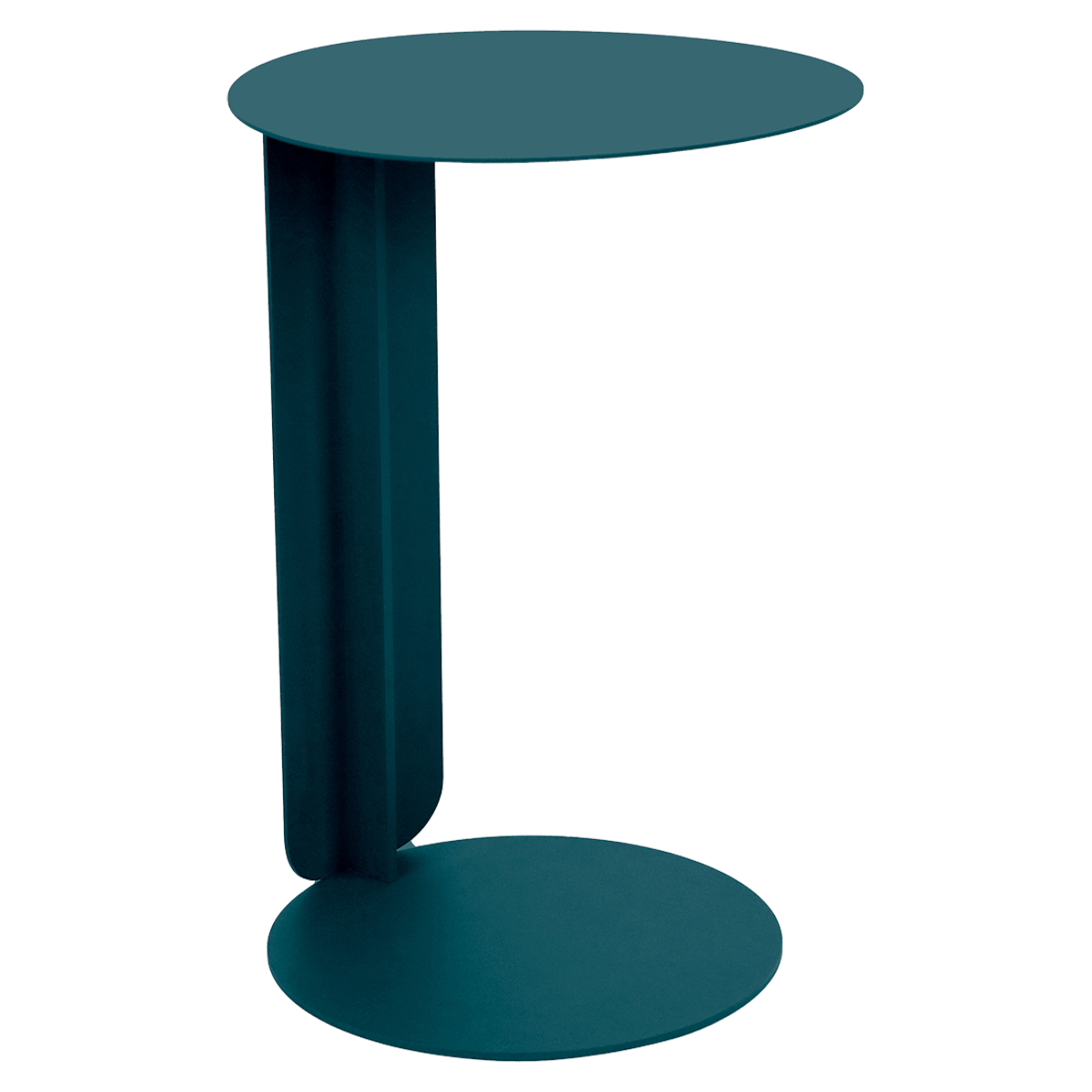Table basse déportée BEBOP Fermob bleu acapulco