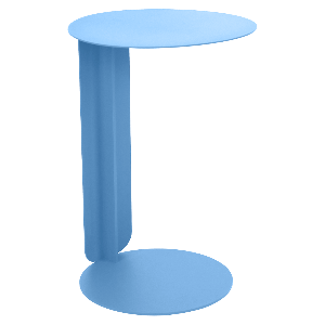 Table basse déportée BEBOP Fermob bleu maya