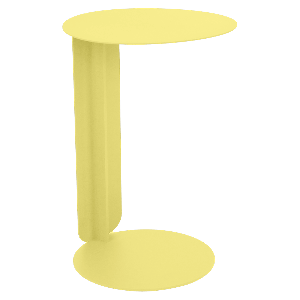 Table basse déportée BEBOP Fermob citron givré