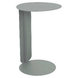 Table basse déportée BEBOP Fermob gris lapilli