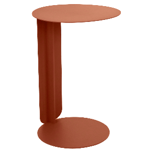 Table basse déportée BEBOP Fermob ocre rouge
