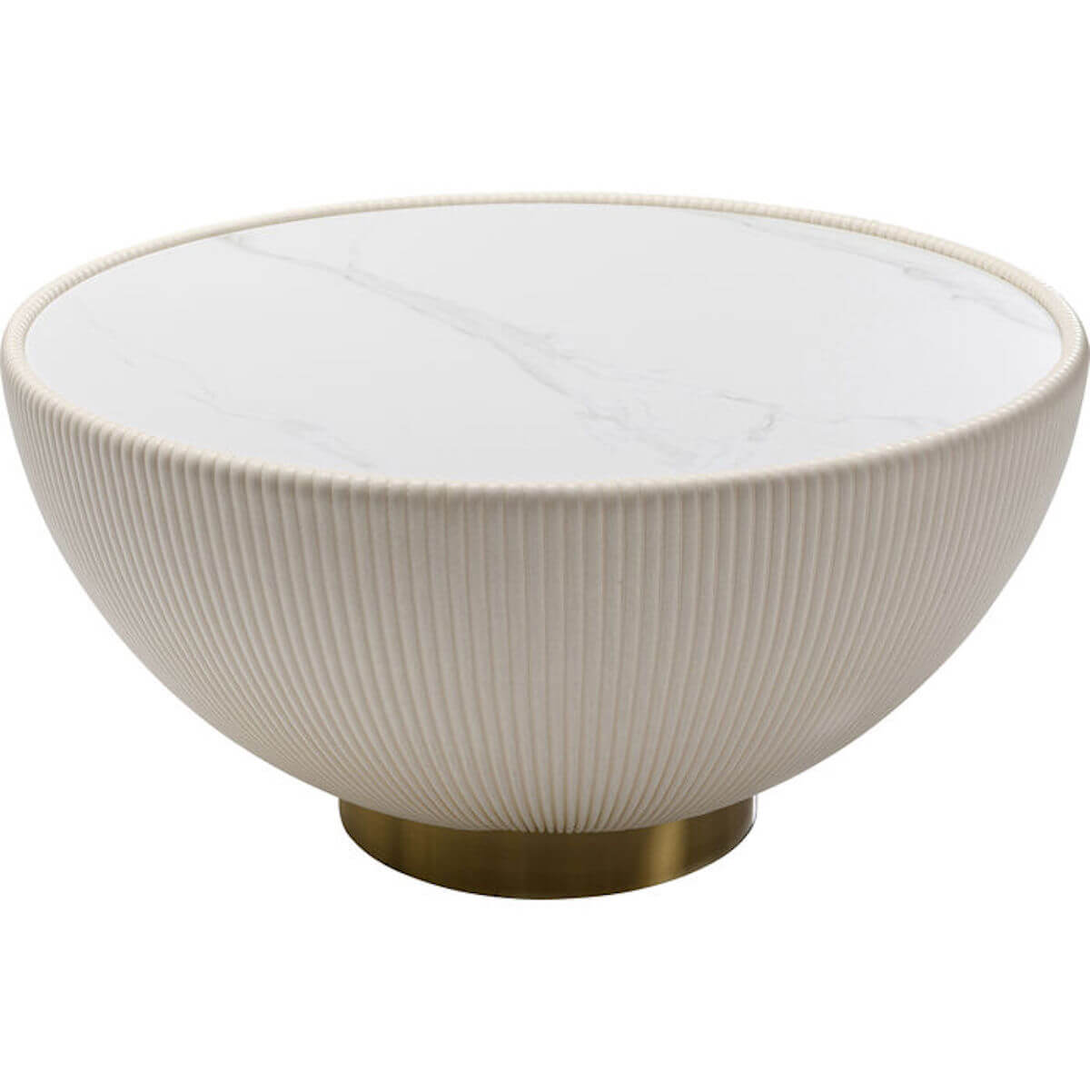 Table basse ENDLESS VEGAS Kare Design blanc 71cm