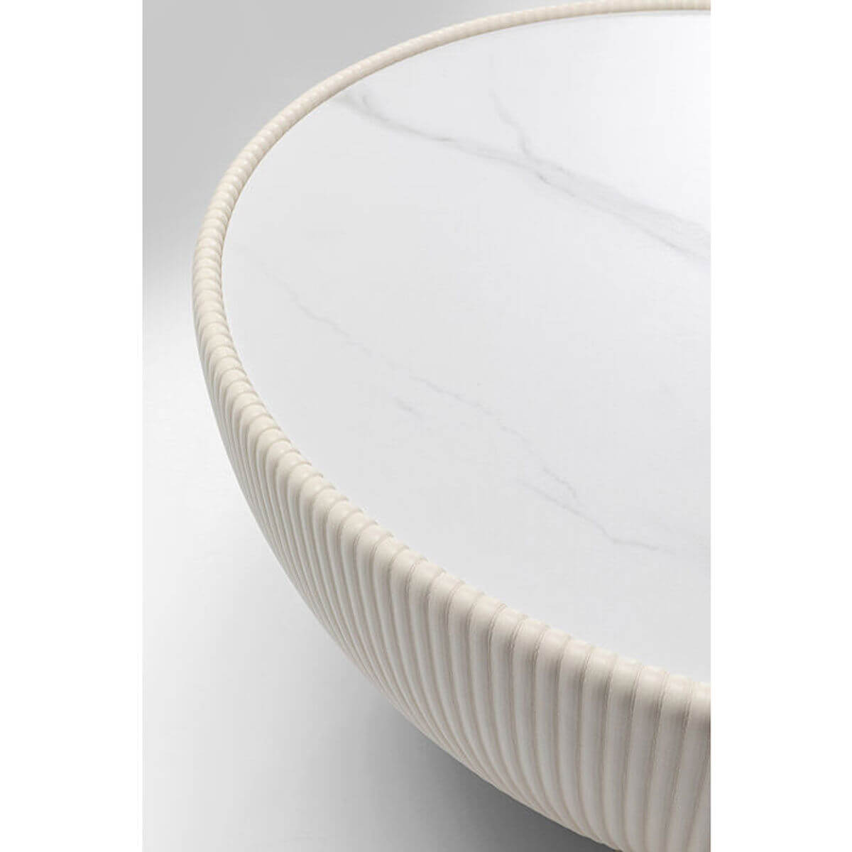 Table basse ENDLESS VEGAS Kare Design blanc 71cm
