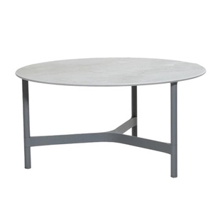 Table basse large 90cm TWIST Cane-line gris