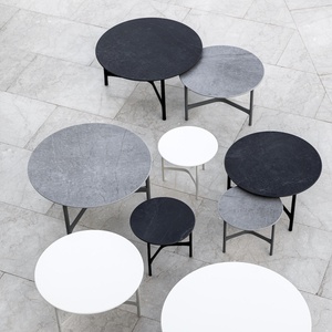 Table basse large 90cm TWIST Cane-line gris