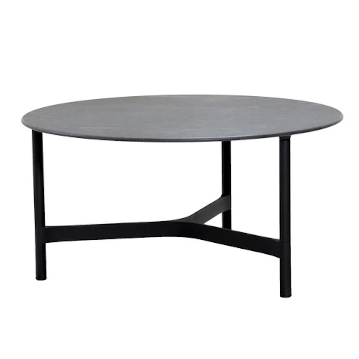 Table basse large 90cm TWIST Cane-line noir