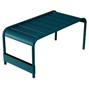 Table basse large LUXEMBOURG  Fermob bleu acapulco