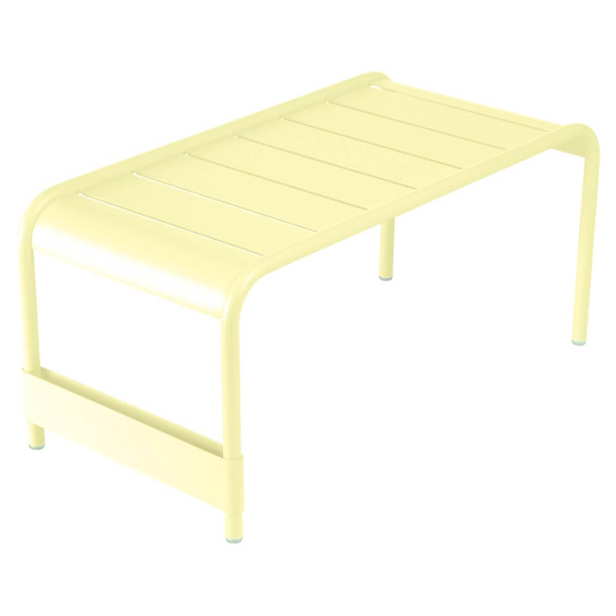 Table basse large LUXEMBOURG  Fermob citron givré