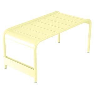Table basse large LUXEMBOURG  Fermob citron givré