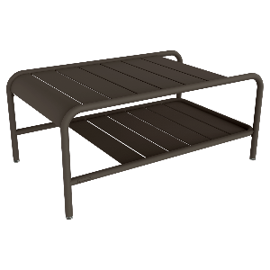 Table basse LUXEMBOURG Fermob brun tonka