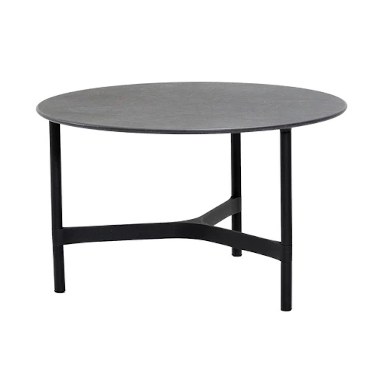 Table basse medium 70cm TWIST Cane-line noir
