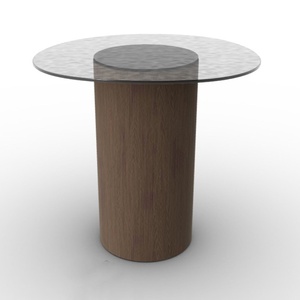 Table basse MUSHROOM Calligaris smoke-verre ricotto bronze