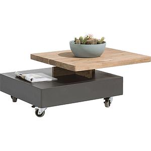 Table basse QUEBEC Henders & Hazel 80x70cm plateau pivotante