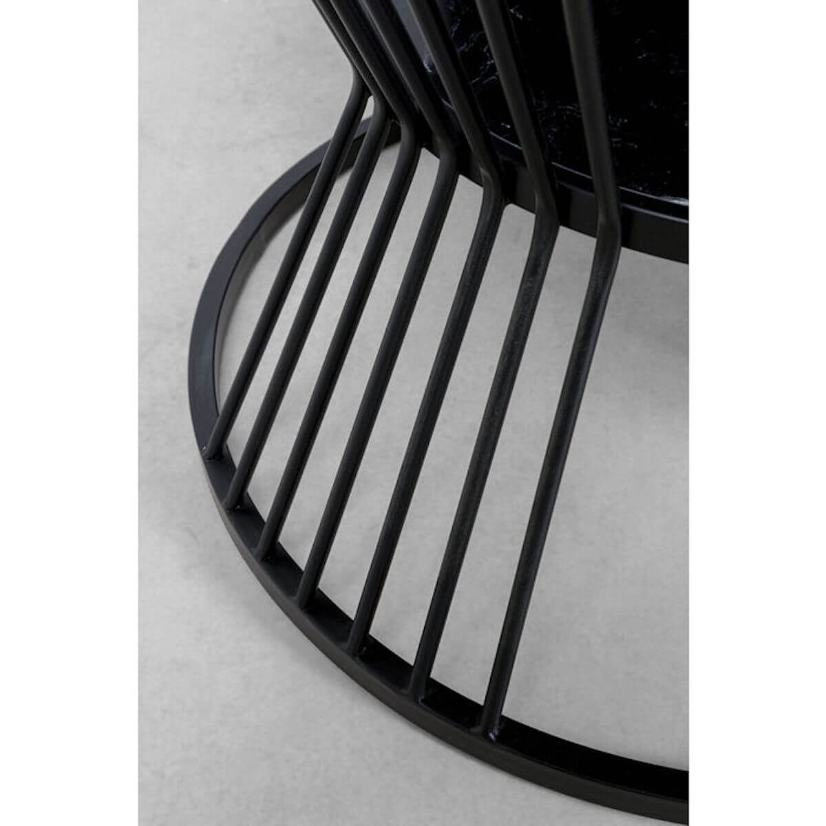 Table basse ROMA Kare Design noir (2set)
