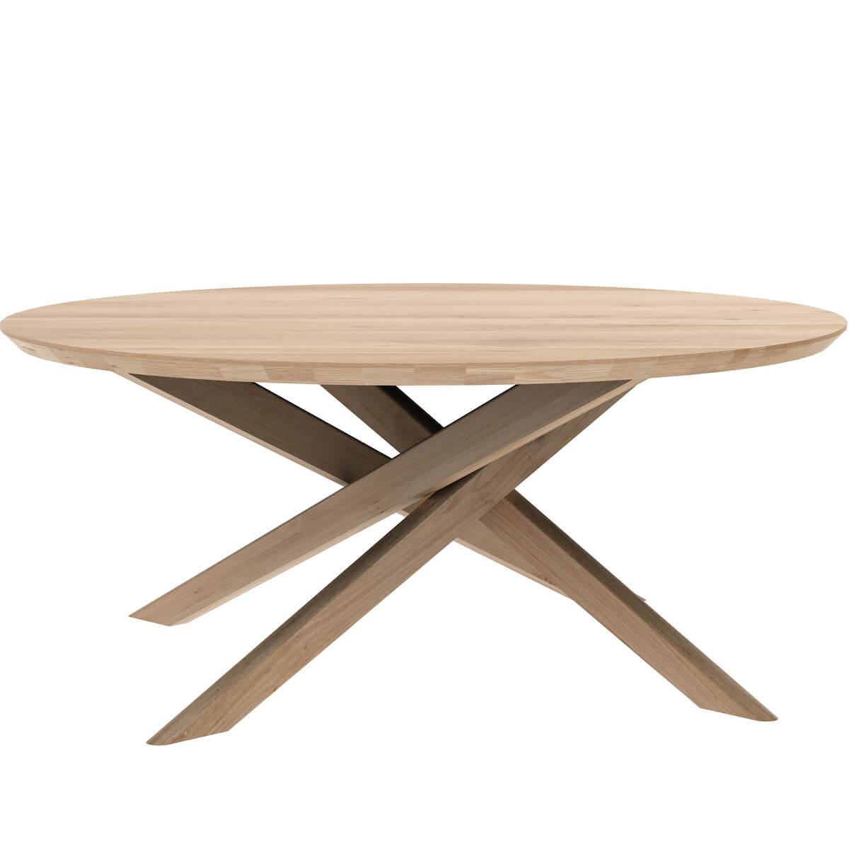 Table basse ronde 100cm MIKADO Ethnicraft chêne