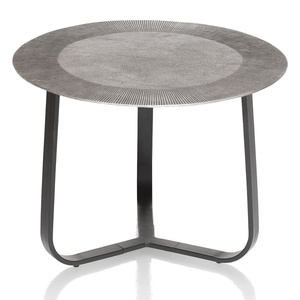 Table basse ronde 60cm FALUN Xooon Noir