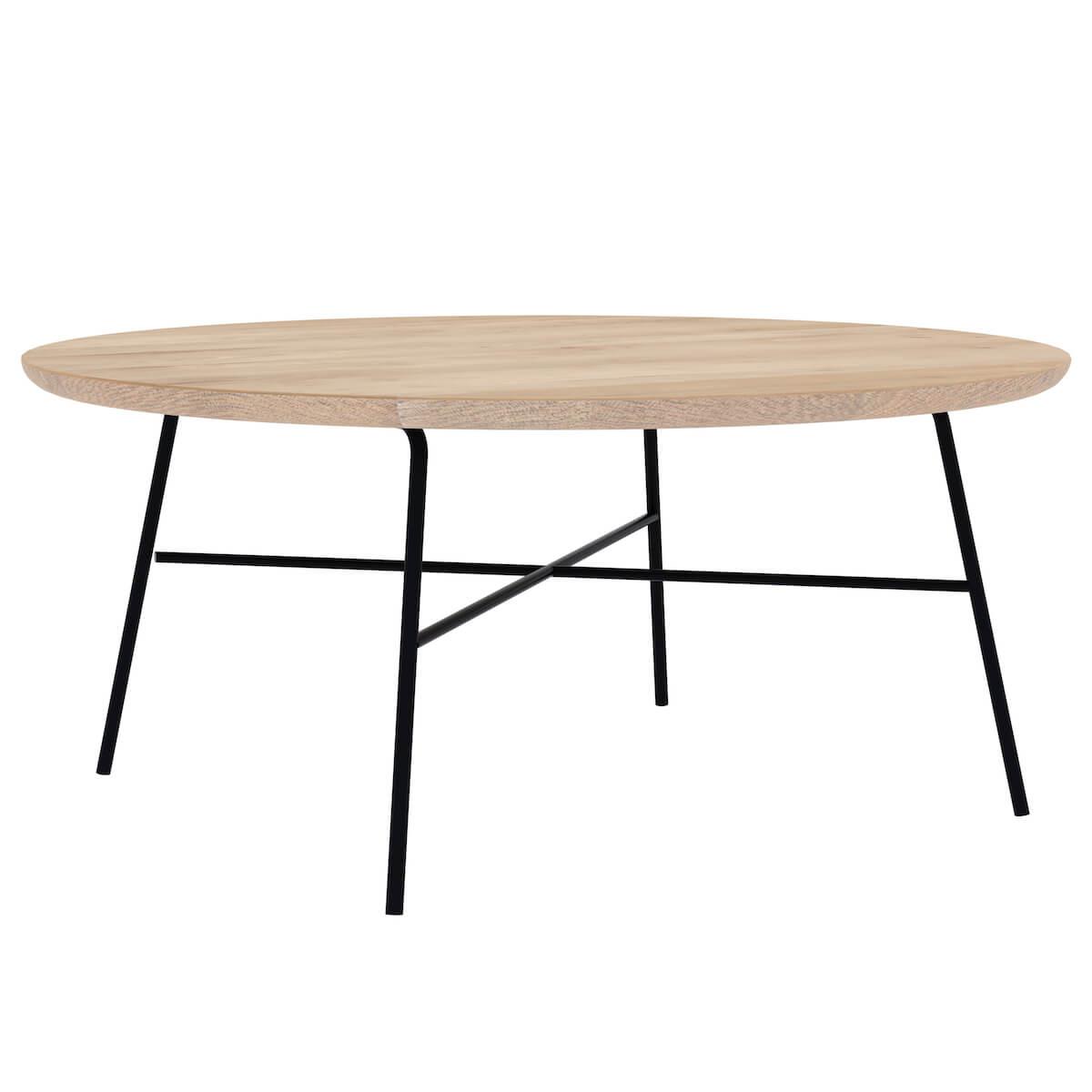 Table basse ronde 80cm DISC Ethnicraft chêne