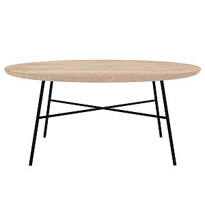 Table basse ronde 80cm DISC Ethnicraft chêne