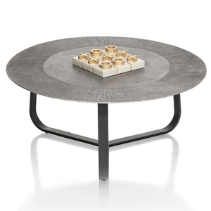 Table basse ronde 80cm FALUN Xooon Noir