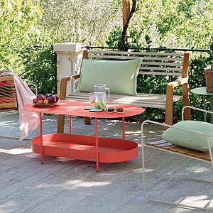 Table basse SALSA Fermob bleu acapulco
